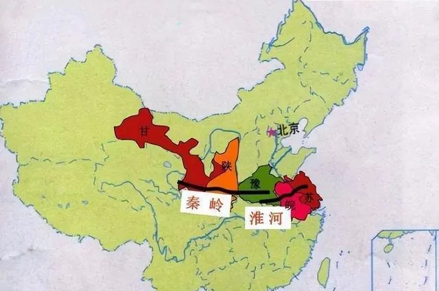 The Qin-Huai Line in China
